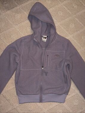 The North Face Lavender Hooded Fleece Jacket -